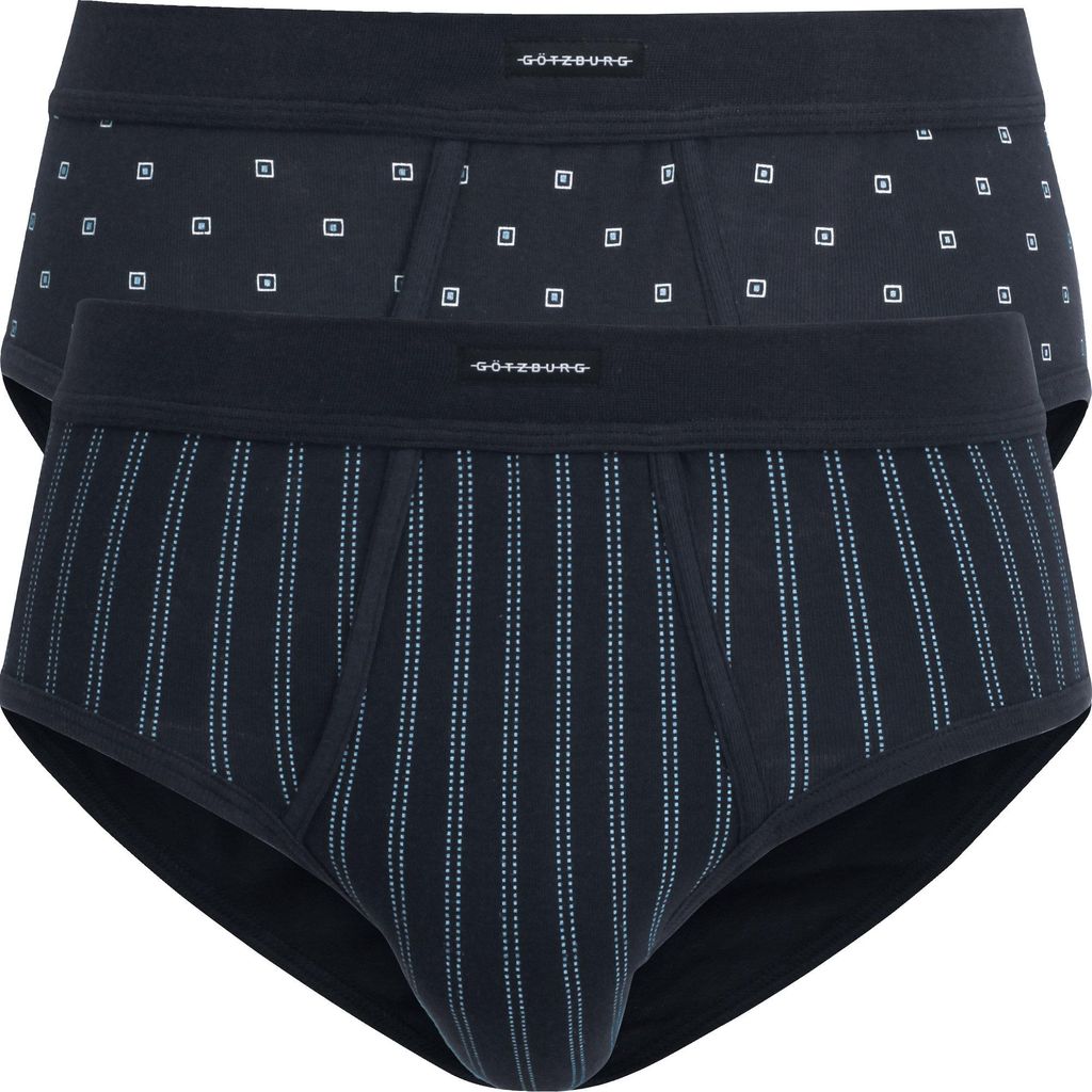 Götzburg Herren-Slip 2er-Pack marine 9
