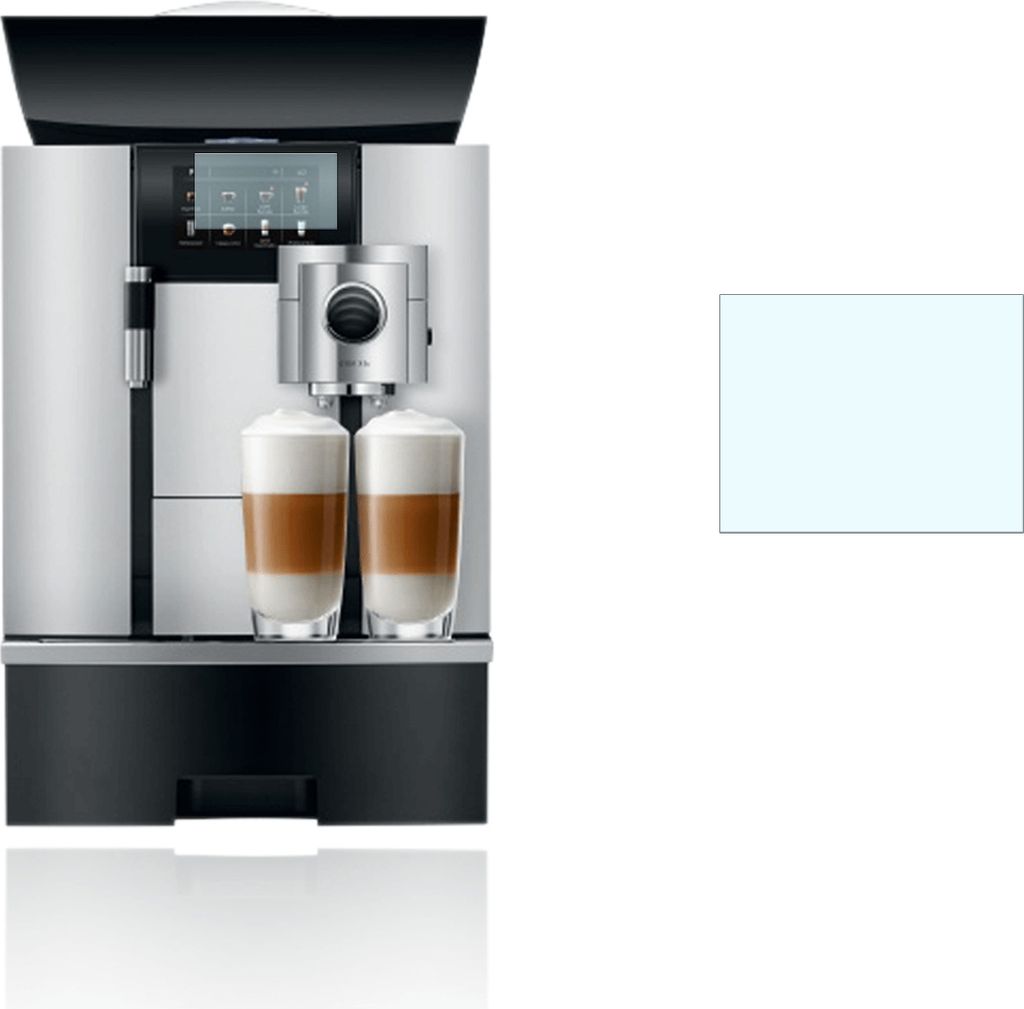 Abtropfblech Kratzschutz Schutzfolie geeignet Jura GIGA - X3 - X6 - X8 - X10 Display Schutzfolie