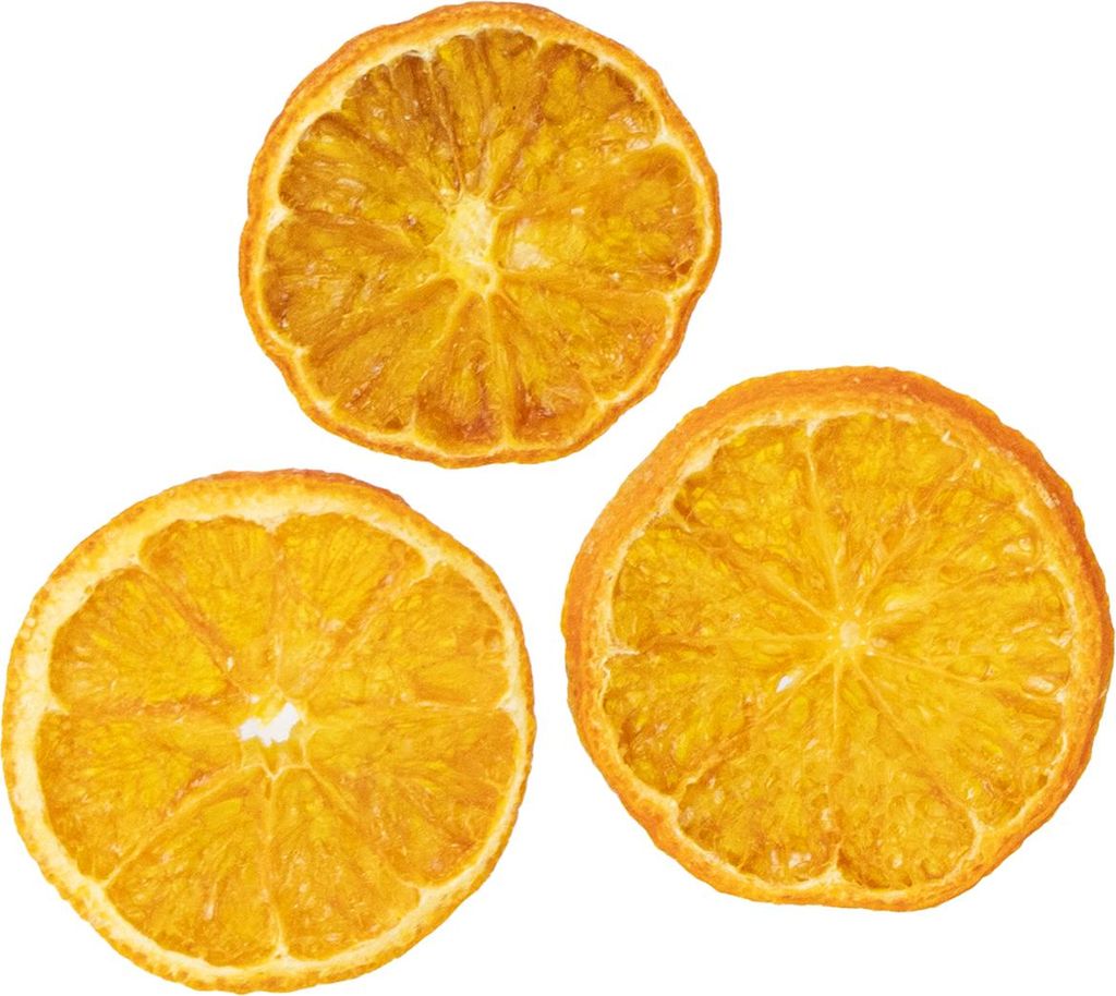 Getrocknete Mandarinenscheiben für Weihnachtsdeko und Bastelideen