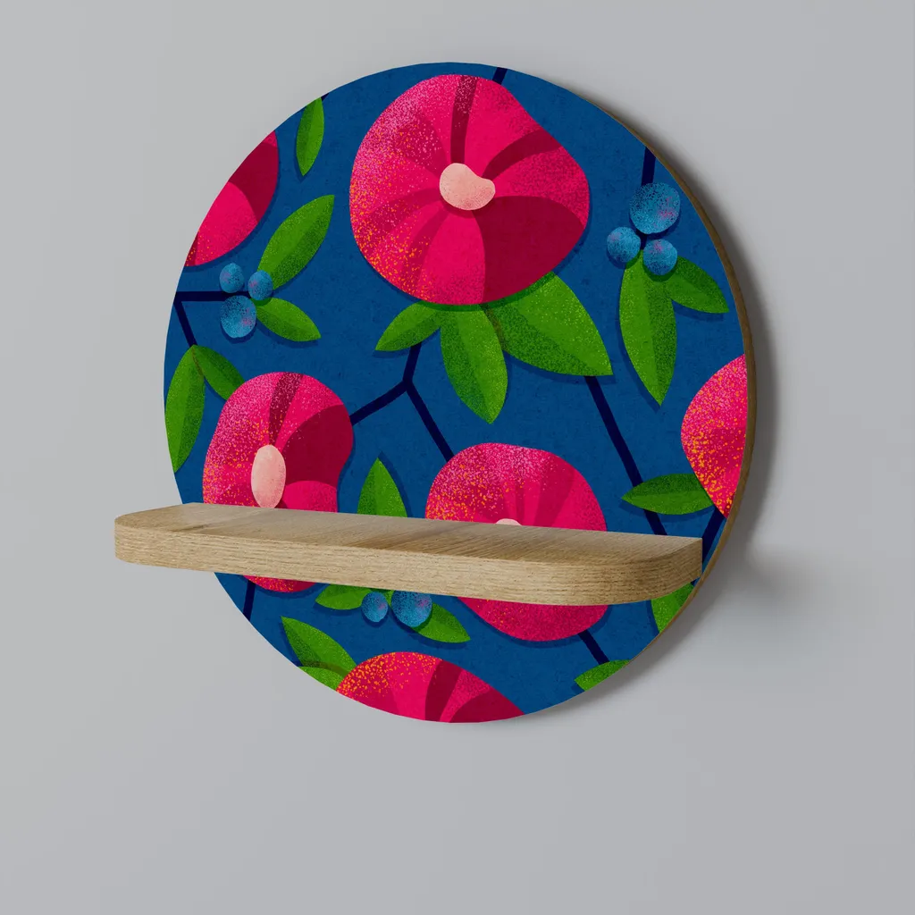 Mensola Rotonda Pensieri di Primavera | Arredo Legno Casa Accogliente