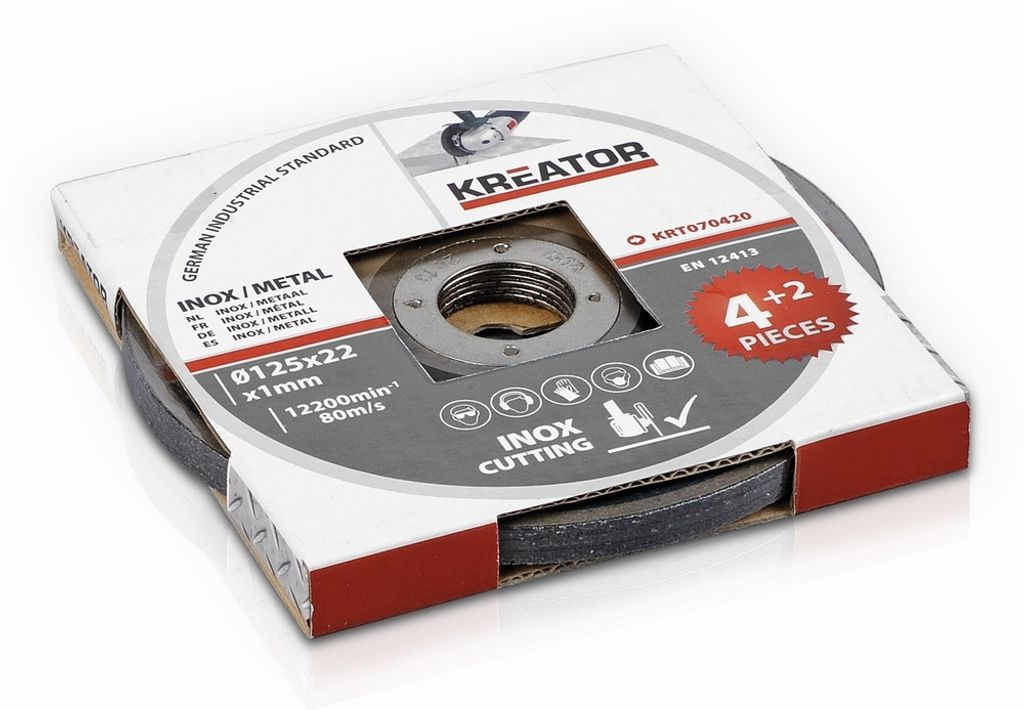 Disques à tronçonner - inox - Ø 125 x 1 mm - 6 pièces Image du produit 