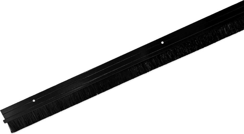HOOZ tesnenie dverí hliníkové 100 cm (možno skrátiť) čierne Obrázok produktu 