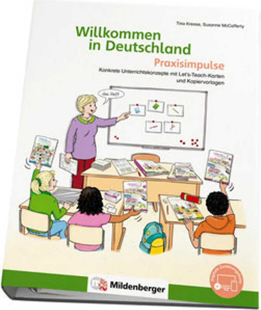 Livre pédagogique Willkommen in Deutschland pour l'intégration sociale