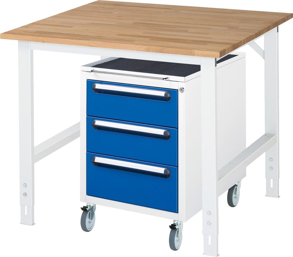 Rau Arbeitstisch Tom höhenverstellbar KM09, B1000 xT1000xH760-1080mm, B-Platte-25mm