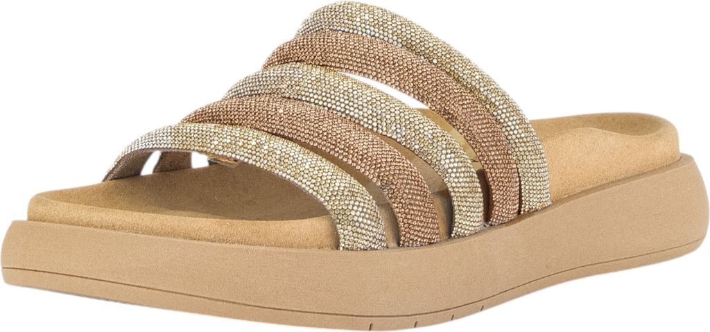 Gabor Pantolette Strass/Gold-Kombi 36