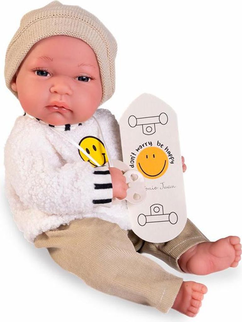 Spanische Babypuppe Baby Tonet Smile 33 cm