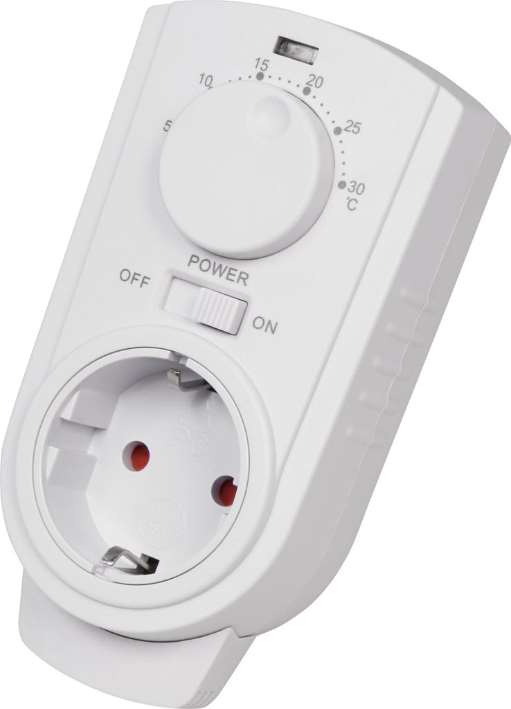 Steckdosen-Thermostat McPower ''TCU-330'' 5-30°C, max. Produktbild 