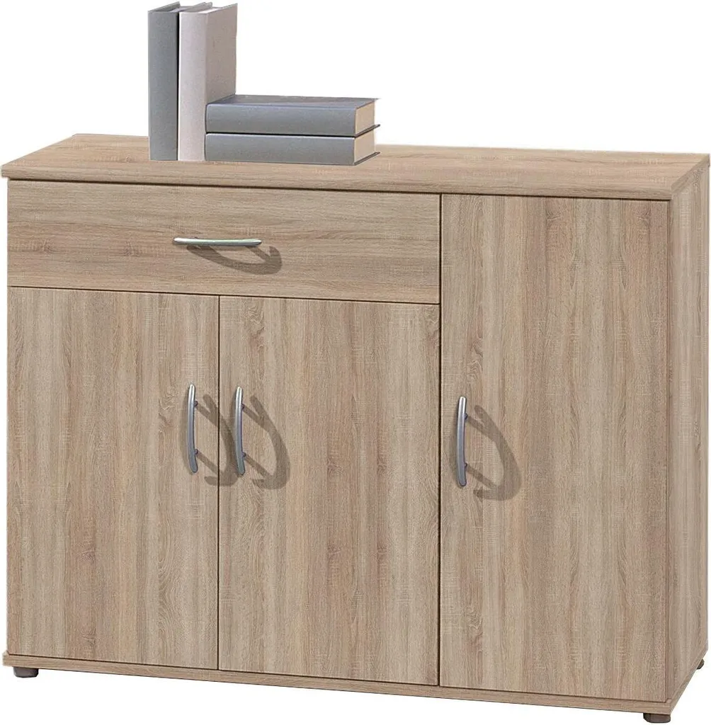 Petite commode Lissy 90x70x30 cm - Solution rangement couloir et entrée