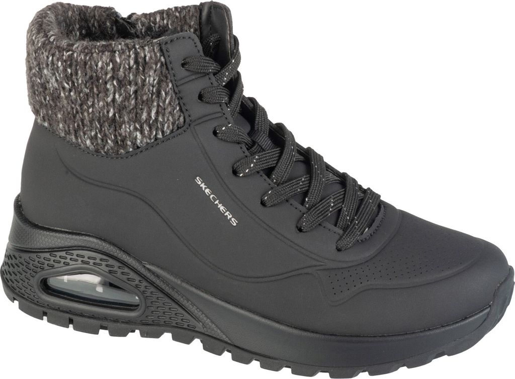 Skechers Uno Rugged - Darling Days  Sneakers Hoog - Zwart - Image du produit 