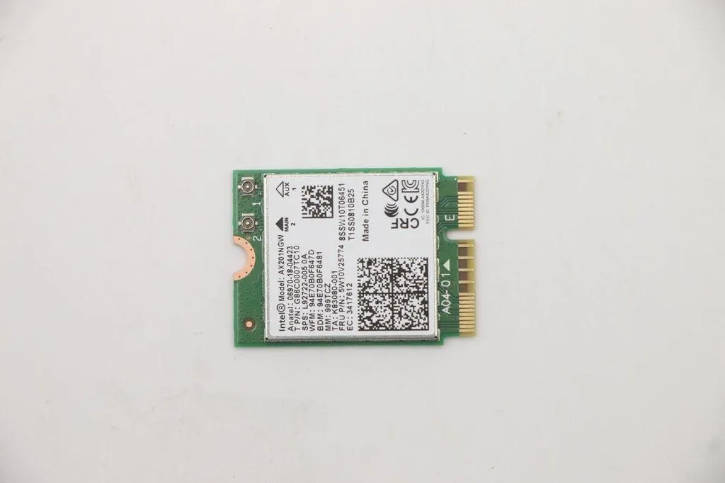 Réparer Connexion Wi-Fi Lente Lenovo avec Carte Intel AX201 VP NO