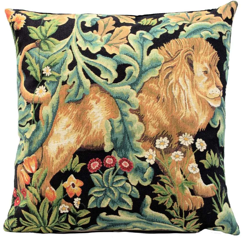 Cuscino Leone William Morris 45x45 - Il Must-Have per la tua Home Decor