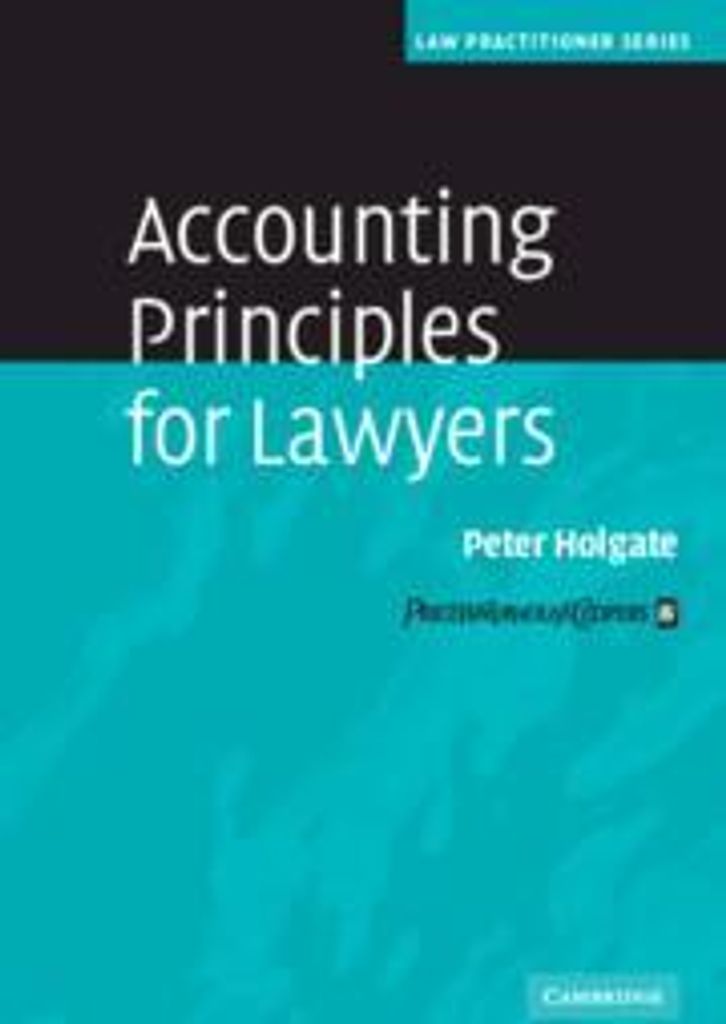Accounting Principles for Lawyers