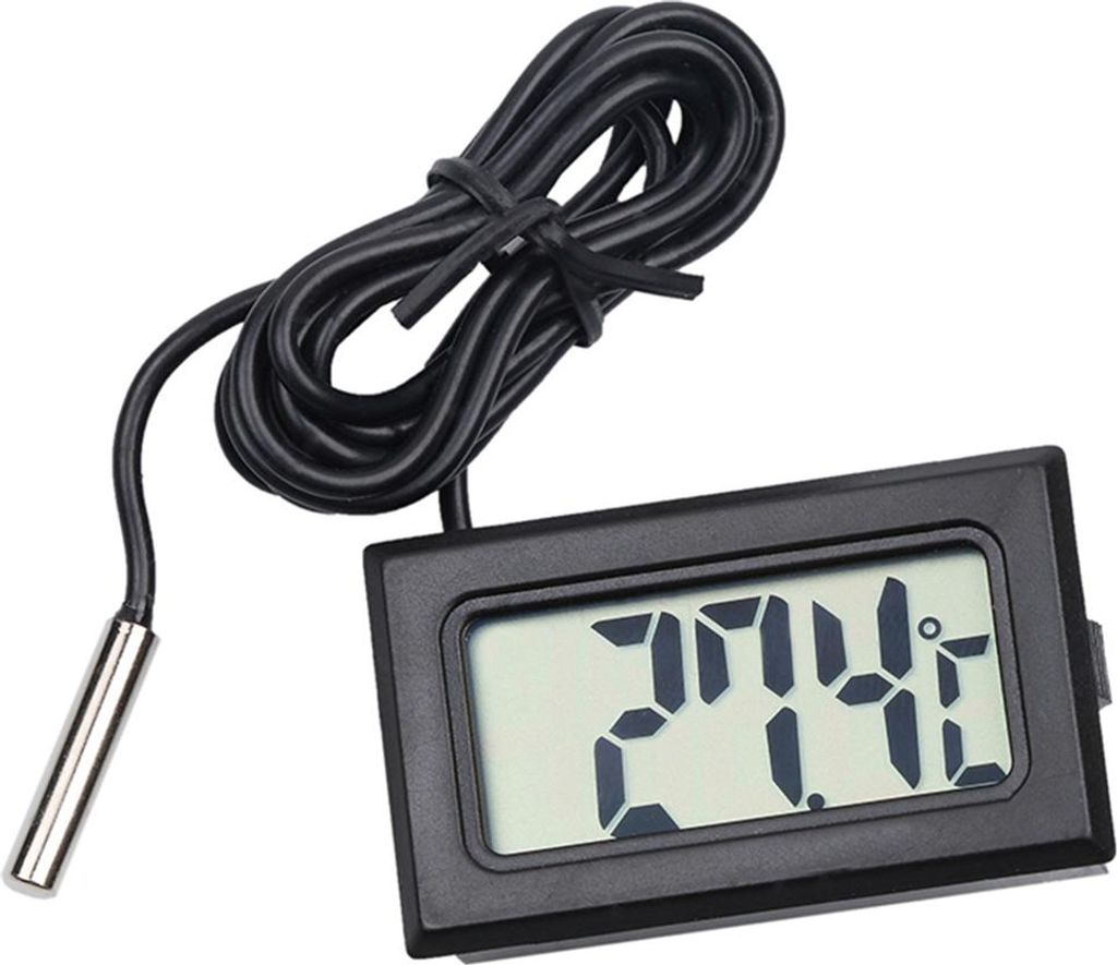 Verk 01308 Elektronisches LCD-Thermometer mit digitaler Ofensonde