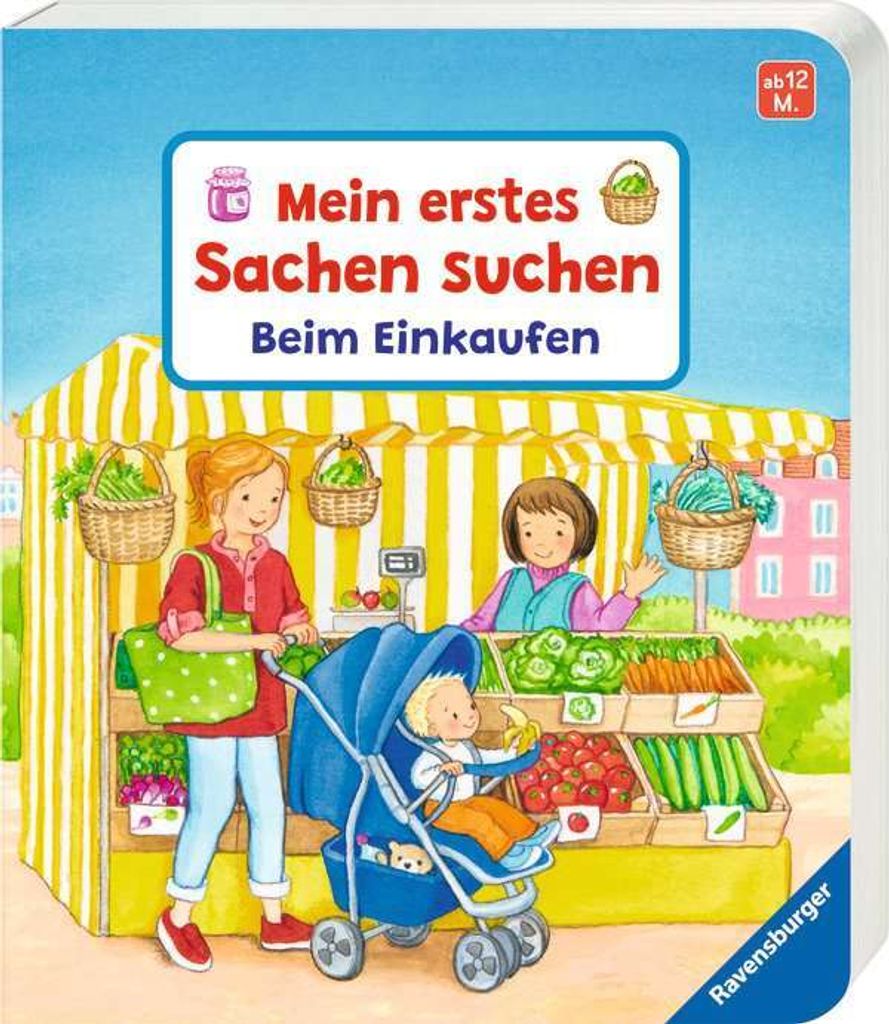 Ravensburger Pappbilderbuch Mein erstes Sachen suchen Beim Einkaufen 43893