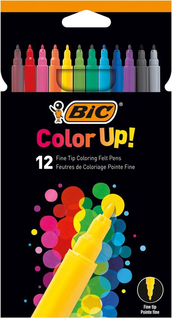 BIC Intensity Up Filzstifte 12er-Box Produktbild 