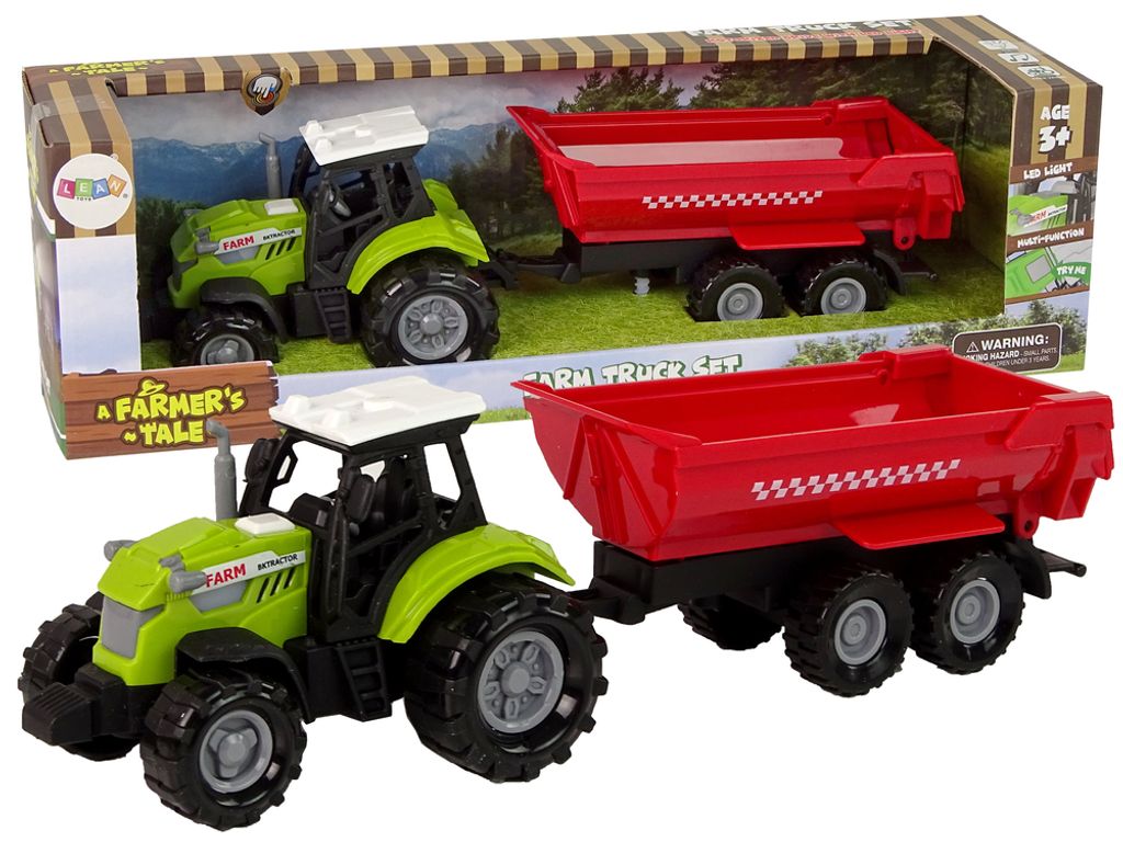 Traktor 27 cm DeLuxe Trecker grün mit Licht und Ton Schlepper bei Marktkauf  online bestellen