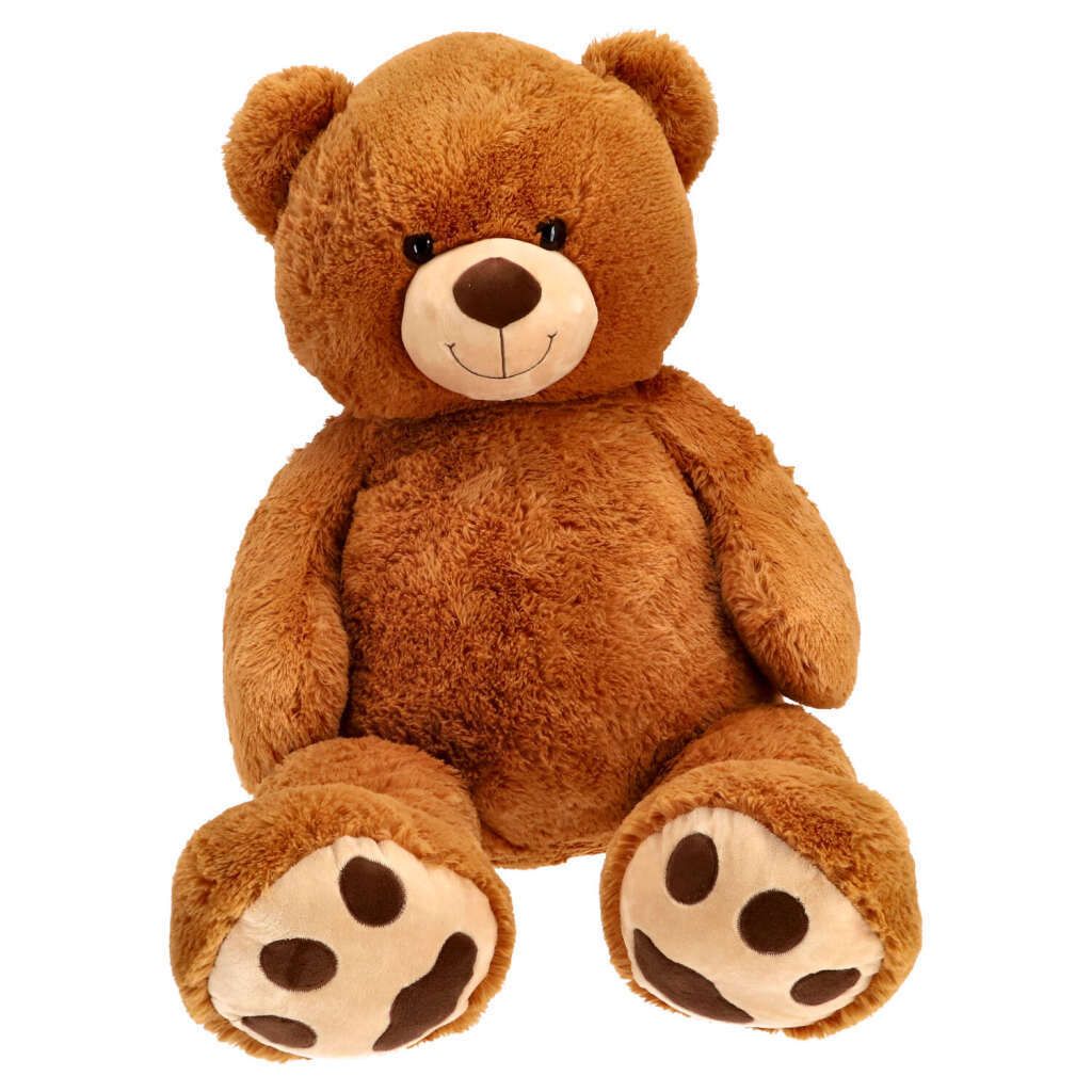 Pluchiez Jouet Doux Ours Assis 120 cm Marron Image du produit 