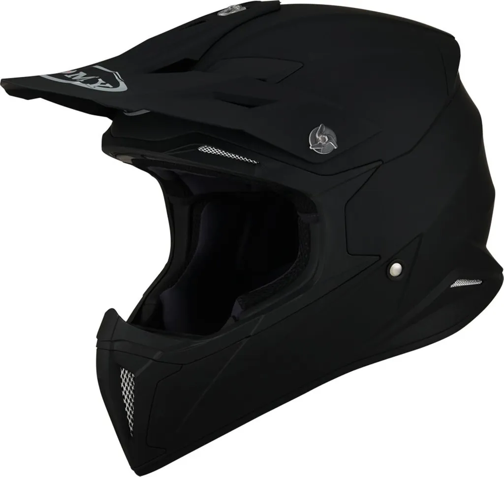 Casque de Moto Cross Intégral Noir Mat Suomy X-Wing E06 XL Confortable