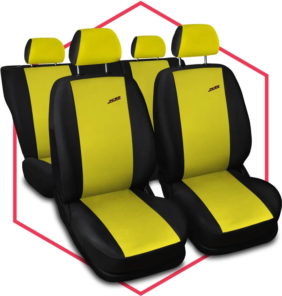 Set Coprisedili Auto per Mercedes Classe A Giallo XR - Viaggia con Stile