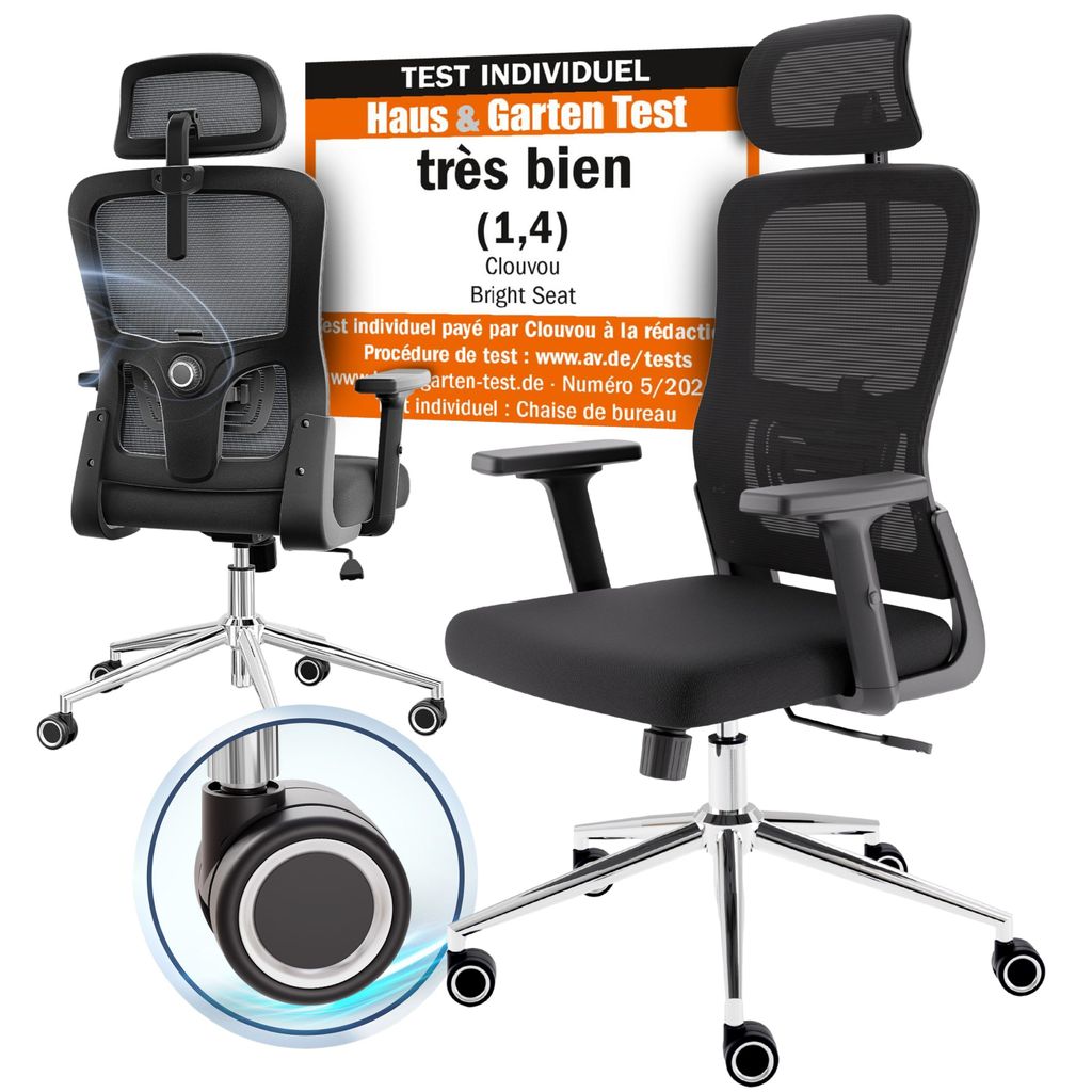 Chaise de bureau CLOUVOU BrightSeat Chaise de bureau Image du produit 