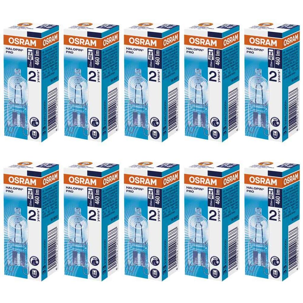 Osram HALOPIN PRO 33 W 230 V G9, 33 W, T13, Warm wit, 100, Productafbeelding 
