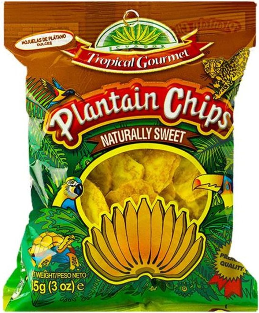 TROPICAL GOURMET Bananen Chips Süß 85g | naturally sweet | Produktbild 