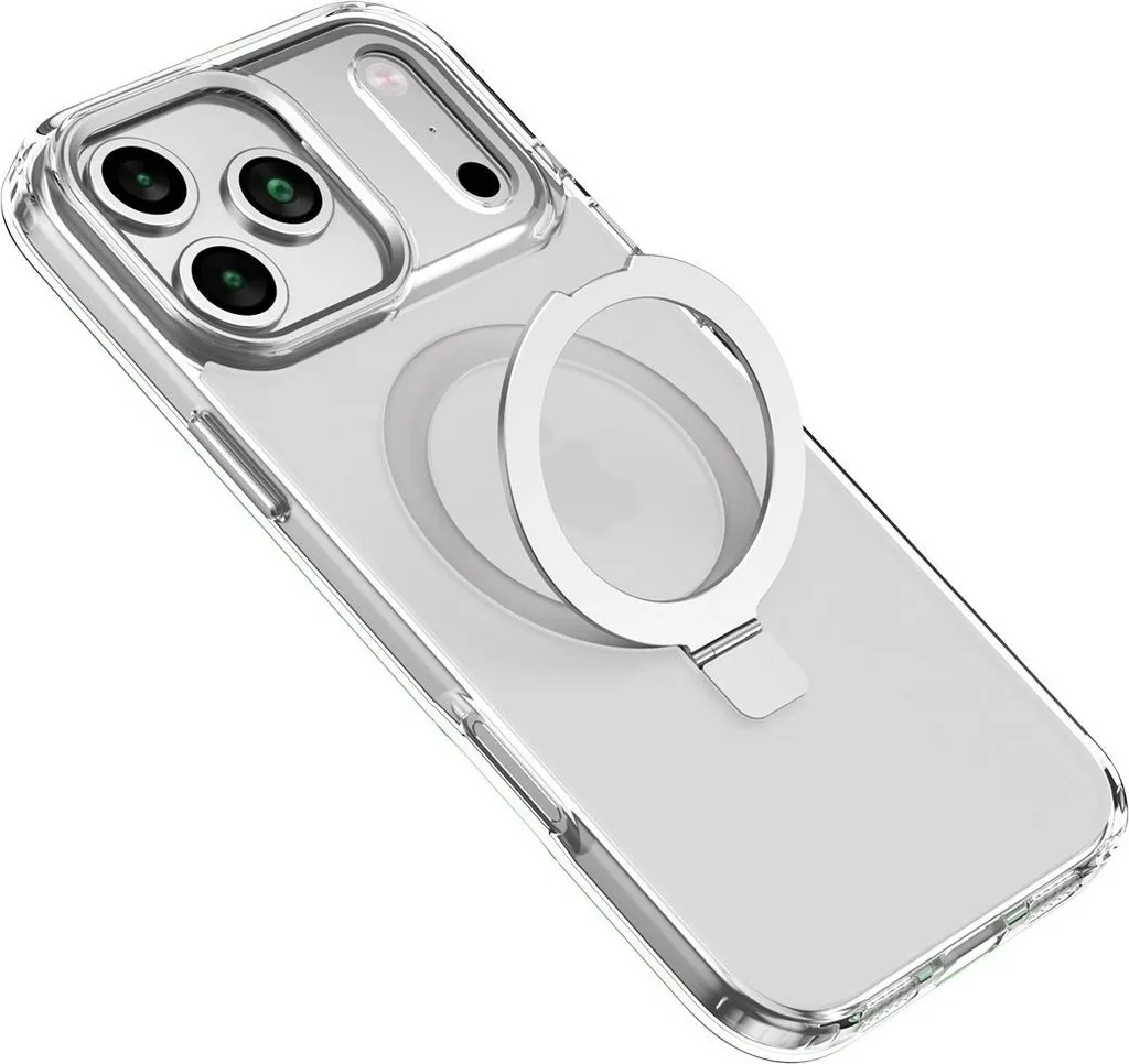Custodia Magnetica Argento iPhone 16 Pro Max | Antiurto Premium INF