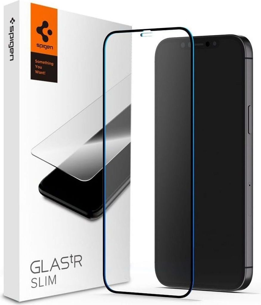 Spigen Glass FC Displayschutz aus gehärtetem Glas iPhone 12/12 Pro