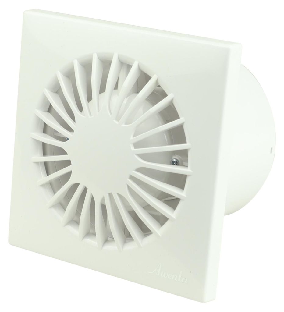 Axialer Kleinraumventilator mit Nachlauf & Bewegungssensor System Silent Omega Weiß 100 M