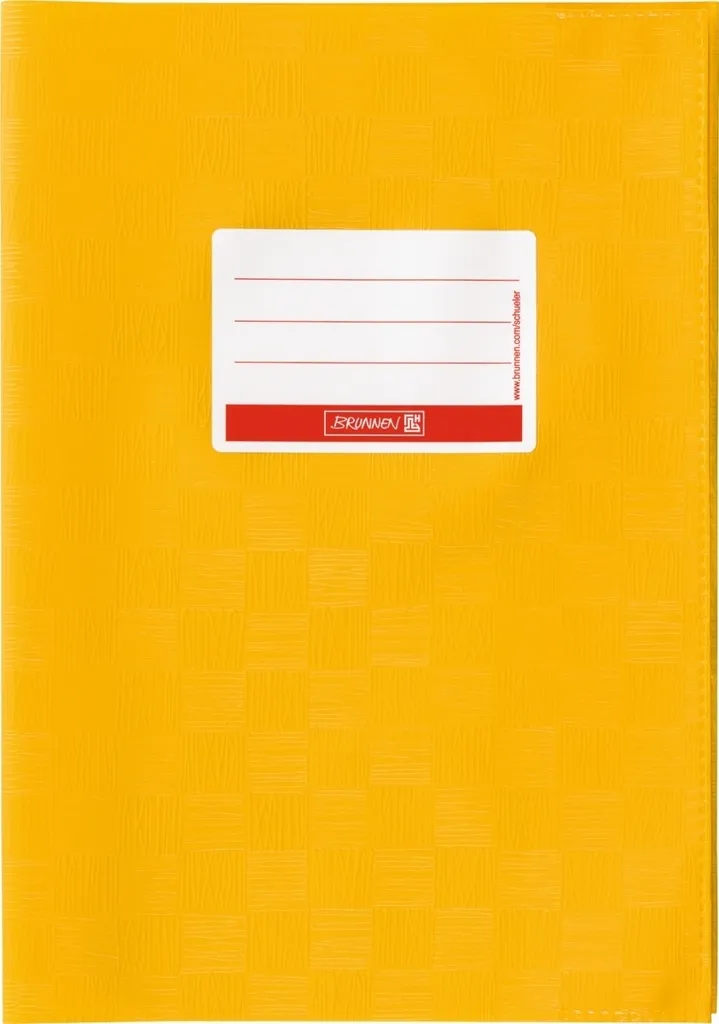 Protège-cahier A4 Brunnen 104052416 Jaune Or Lot de 10 Pièces Premium