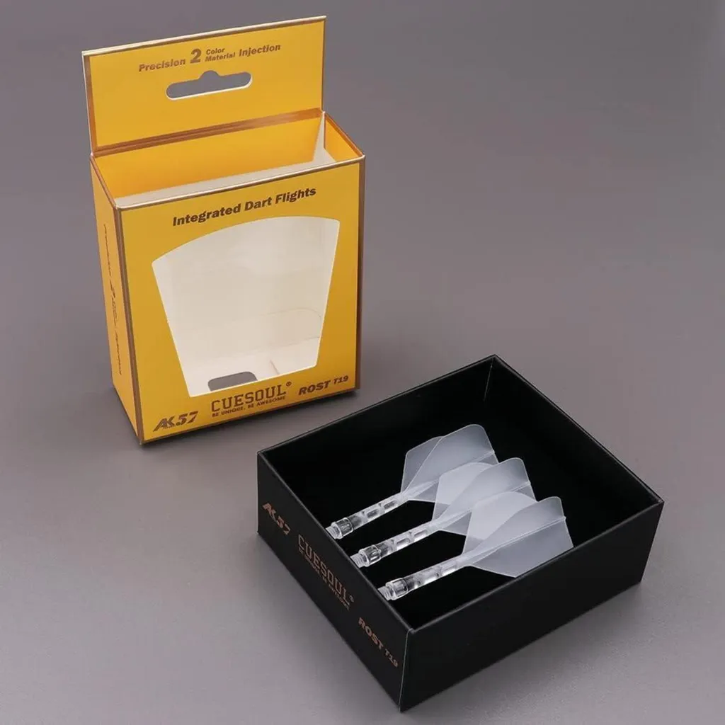 Fléchettes avec ailettes intégrées M-70mm Ice Flight forme standard