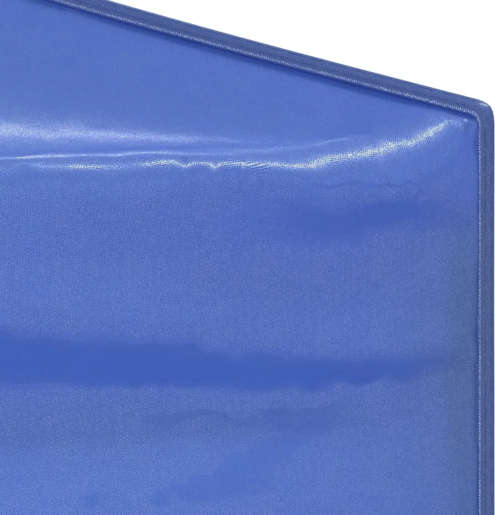 Tente de réception pliante bleue 3x3 m avec structure pop-up rapide