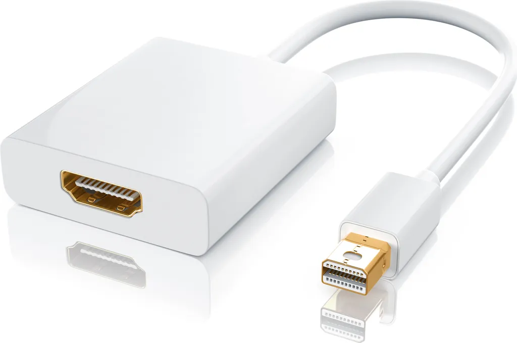 CSL Adattatore audio e video da Mini DisplayPort a HDMI tipo A, cavo adattatore/convertitore MiniDP Full HD