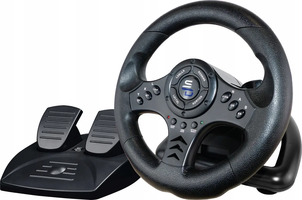 Volant Filaire 180° Subsonic SA5426-NG avec Pédalier pour PC et Xbox