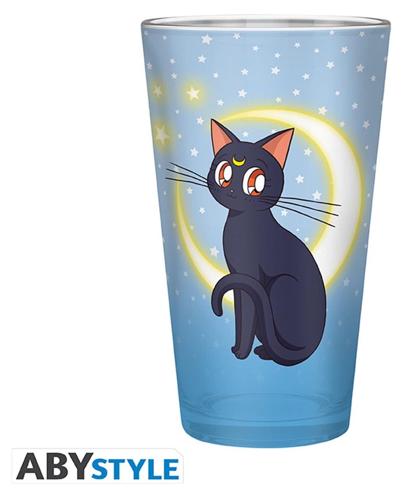 SAILOR MOON XL Glas 400ml - Luna & Artemis Produktbild 