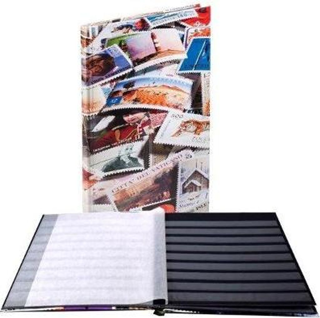 Album na známky LEUCHTTURM A4 - 32 stran s motivem známek - Obrázek produktu 