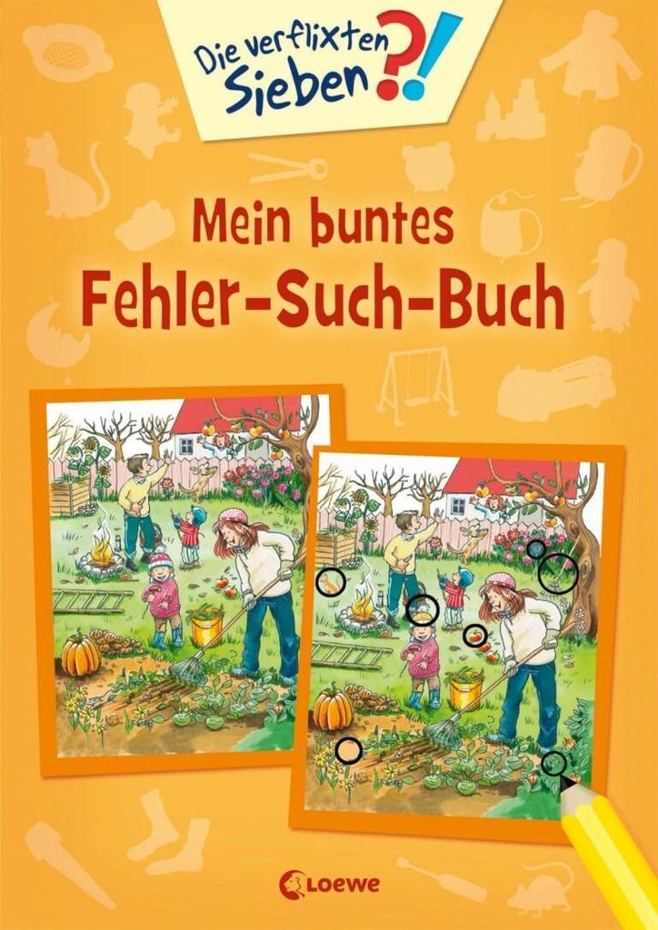Die Verflixten 7 buntes Fehler-Such-Buch