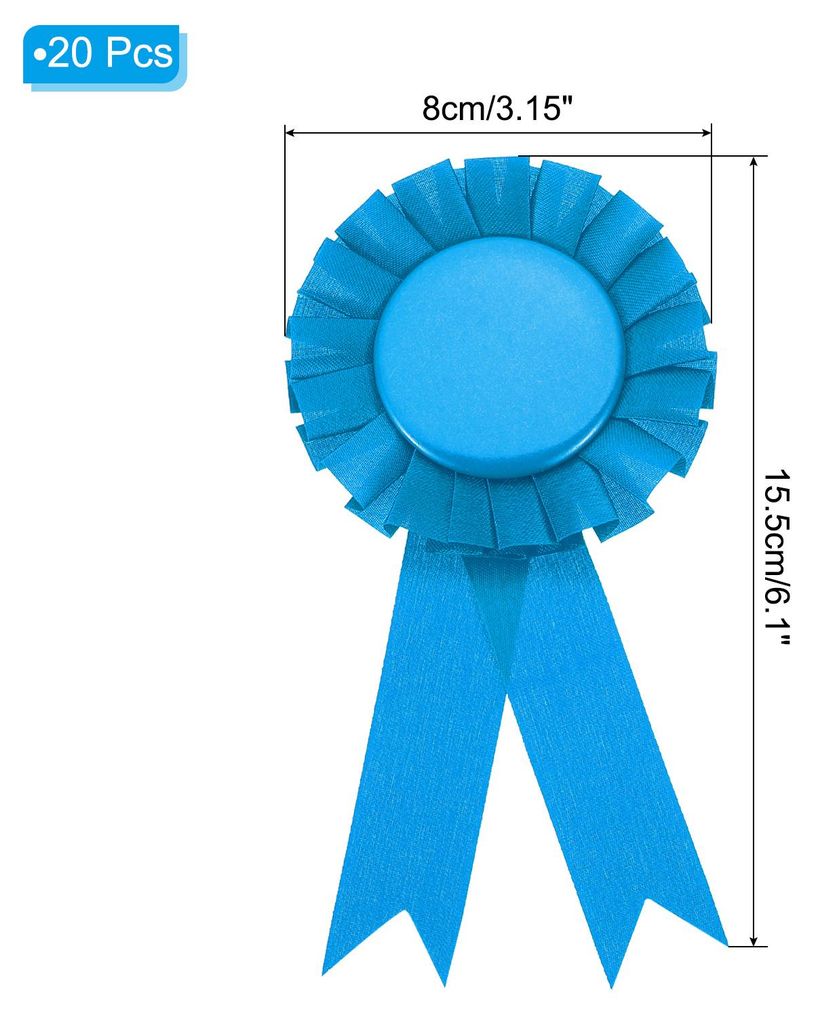 Leere Auszeichnungsschleife, 20 Stš¹ck Preisschleife Auszeichnung Medaille Gewinnerschleife Anerkennung Teilnahmeschleife fš¹r Wettbewerb, Spor...