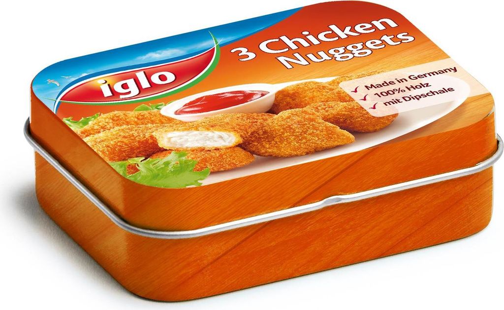 Erzi Chicken Nuggets von Iglo in der Dose - Produktbild 
