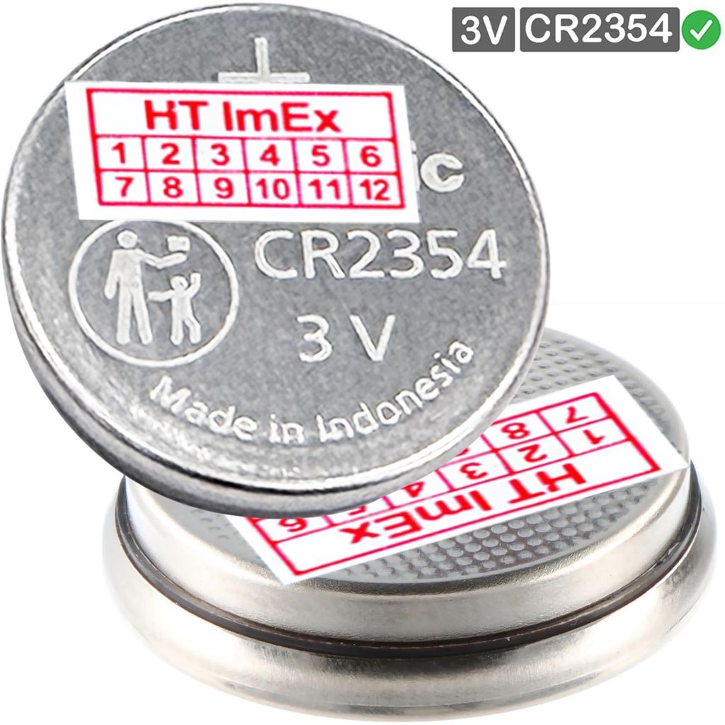 1x CR2354 BR2354 3V Lithium Knopfzelle kompatibel Panasonic Batterie für Autoschlüssel