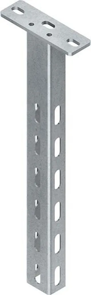 Support en U 43,5x29,5x301 mm robuste, profilé suspendu HU 4530/300 FL