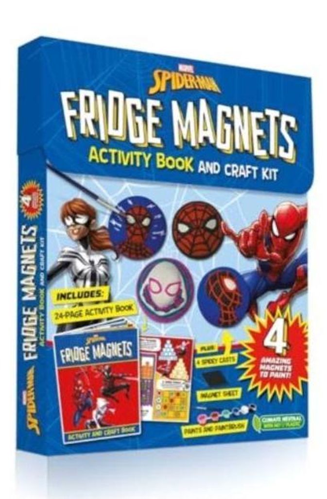 Marvel Spider-Man: Fridge Magnets Activity Book and Craft Kit