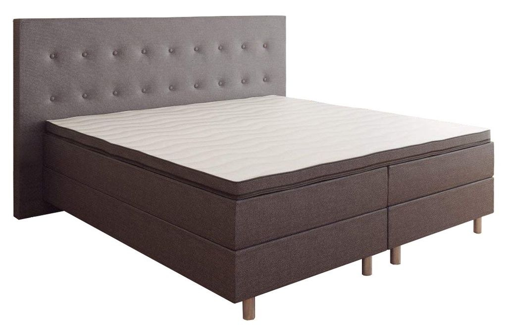 Best For You Boxspringbett Rio 140x200 Schwarz-braun