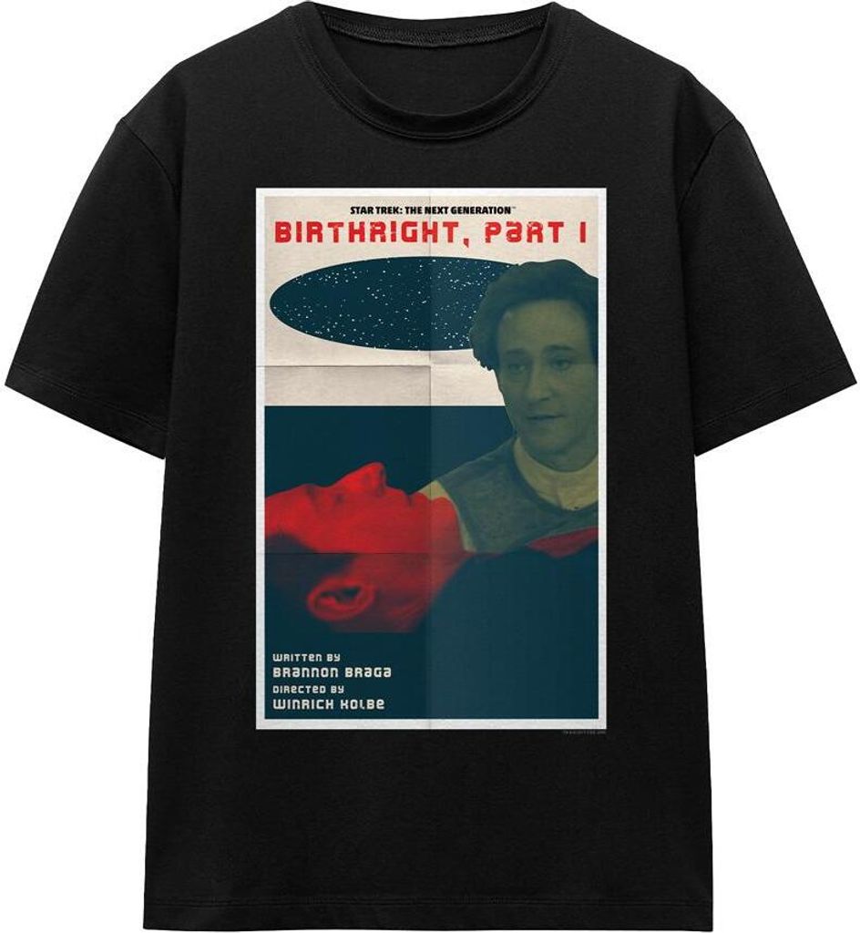 Star Trek - "The Next Generation Season 6 Episode 16" T-Shirt für Herren/Damen Uni TV16553 (L) (Schwarz)