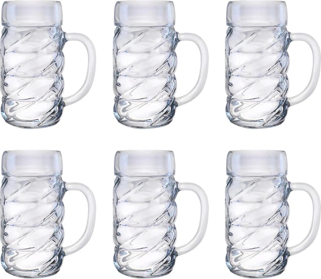 Bierglas, Bierkrug, Maßkrug, Bierseidel 6er Set Biergläser, Produktbild 