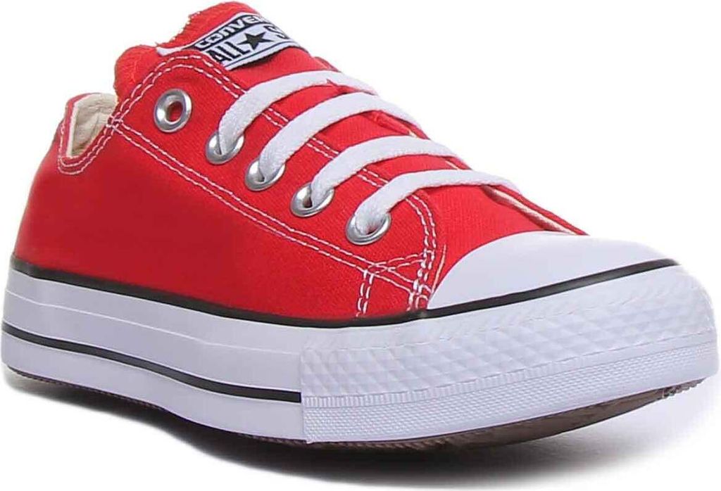 Converse Chuck Taylor All Star Ox Frauen Niedrige Top Schnürung Lässig Le en Turnschuhe Rot – undefined / Rot