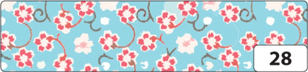 folia Deko-Klebeband Washi-Tape Blütenranke grün