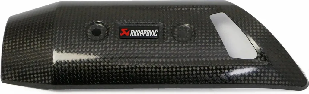 Cache thermique Akrapovic en fibre de carbone véritable pour pot TMAX