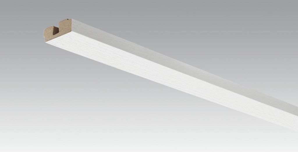 MEISTER Vierkant-Deckenabschlussleiste 2380 x 15 x 40 mm 20098 White ash