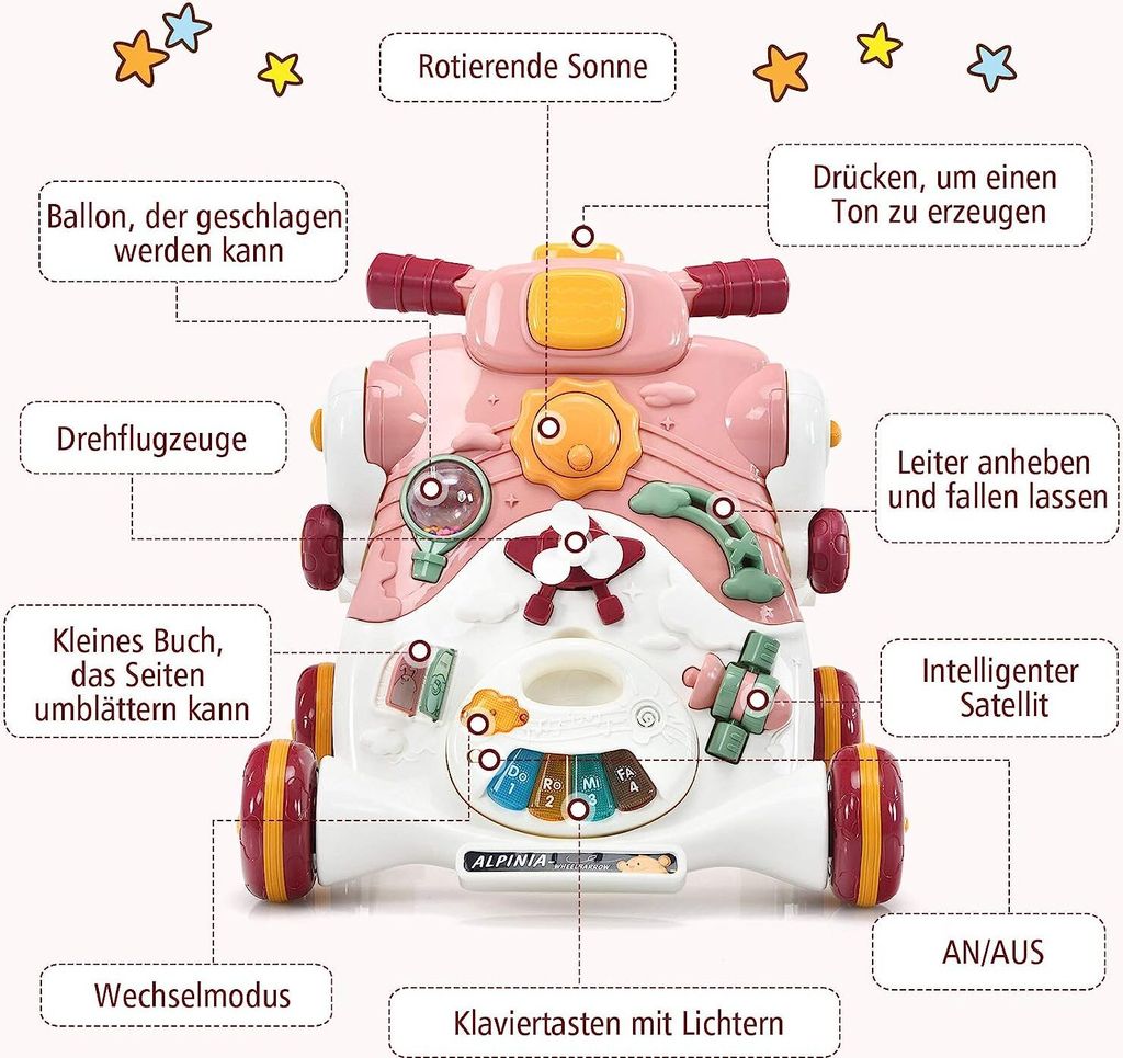 COSTWAY Chod tko 3 V 1 So Svetlami A Hudbou Kaufland sk costway-chod-tko-3-v-1-so-svetlami-a-hudbou-kaufland-sk